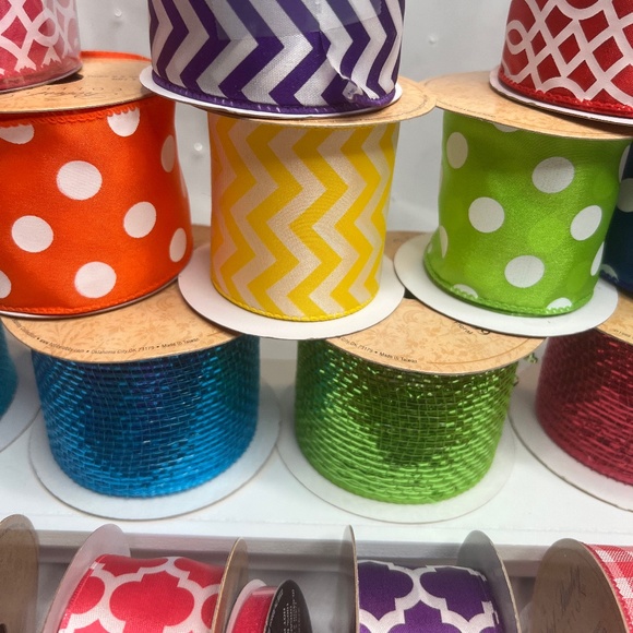 17 Rolls of Hobby Lobby Ribbon - Picture 6 of 7